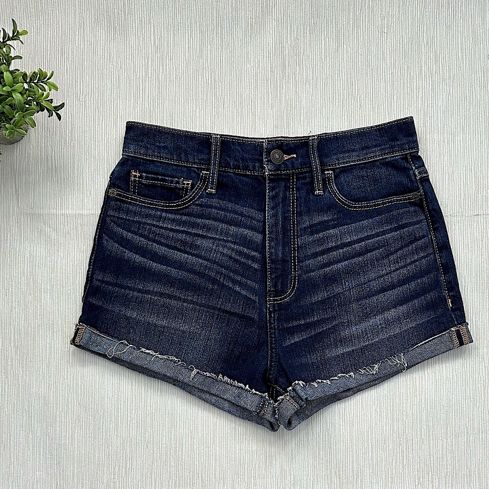 Abercrombie & Fitch Denim High Waist Short